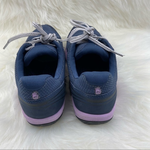 TEVA SUEDE RUNNING WOMAN SNEAKERS SIZE 6 BLUE AND PURPLE COLOR - Picture 3 of 10